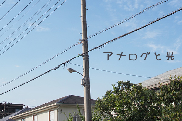 アナログと光